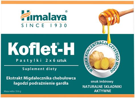 Himalaya Koflet H Pastylki Na Kaszel Imbirowe Allegro Pl