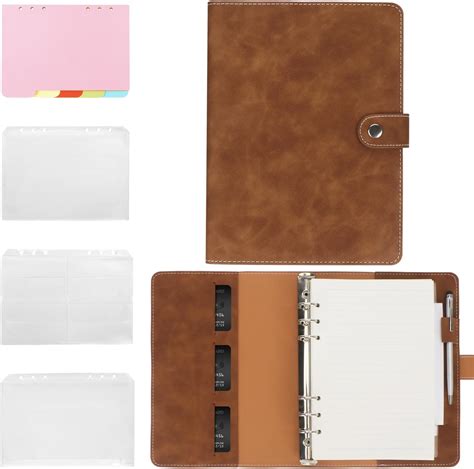 Amazon Zentiky Leather A Notebook Binder Pu Leather A Binder