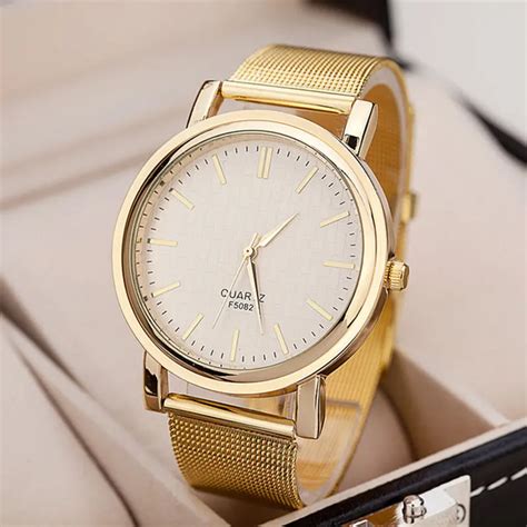 2017 New Luxury Brand Watch Women Fashion Geneva Quartz Watches Metal Mesh Stainless Steel