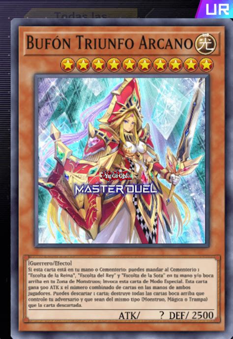 Bufón Triunfo Arcano Carta bonyou s Yu Gi Oh Master Duel