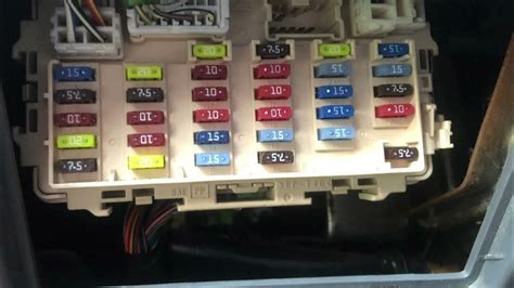 2001 Nissan Frontier Fuse Box Diagram Youtube