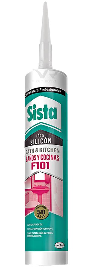 Silic N Cartucho Ba Os Y Cocinas Blanco Ml Sista Virgo Rosve