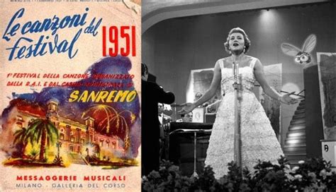 Festival Di Sanremo Storia Anni Fa La Prima Edizione