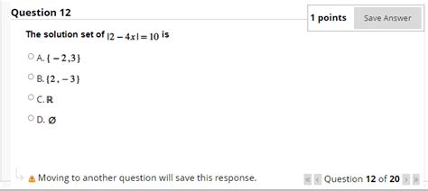 solved  solution set        cheggcom