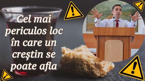 PERICOLELE care l pândesc pe cel ce stă la MASA DOMNULUI Pastor Ionuț