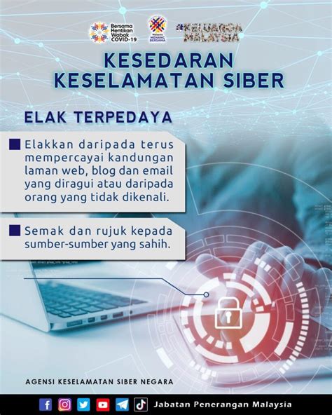 Kesedaran Keselamatan Siber Portal Rasmi Jabatan Penerangan Malaysia