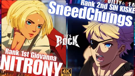 Ggst Rank St Giovanna Nitrony Vs Rank Nd Sin