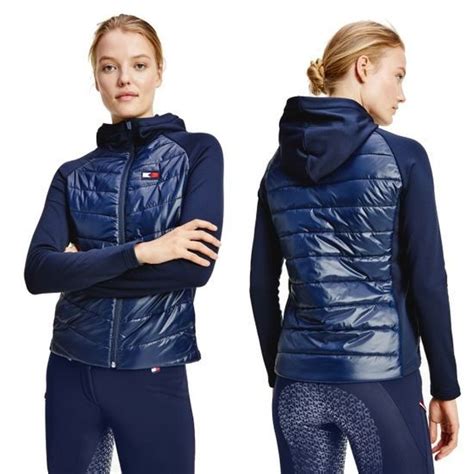 Bunda Tommy Hilfiger Equestrian Hooded Dámská Equiserviscz