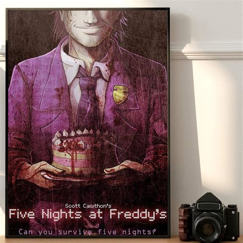 Amazon.com: FNAF poster - fnaf merch - gaming room decor - geek decor ...