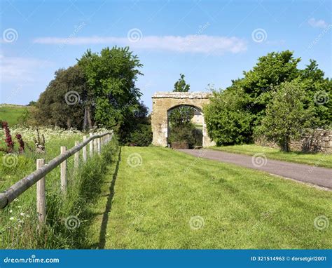 Archway To St Nicholas Church Abbotsbury Dorset Stock Image Image Of