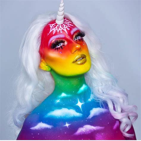 Rainbow Unicorn Makeup Halloween Makeup Easy Beautiful Halloween Makeup Halloween Makeup