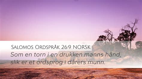 Salomos Ordspr K Norsk Desktop Wallpaper Som En Torn I En