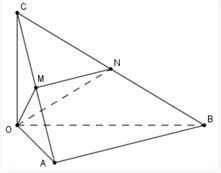 Cho khối tứ diện OABC với OA OB OC vuông góc từng đôi một và