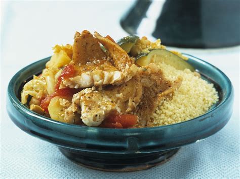 Tajine Mit Couscous Gem Se Und Fisch Rezept Eat Smarter