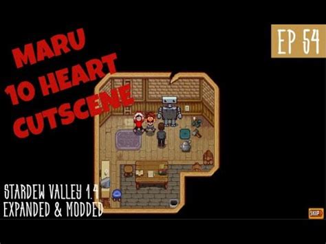 Stardew Valley 1 4 Expanded Modded Series Maru 10 Heart Cutscene