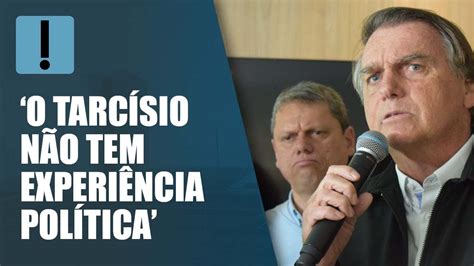 Bolsonaro tenta reformular falas de Tarcísio sobre reforma tributária