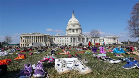 Here's why 7000 pairs of shoes were on the Capitol lawn