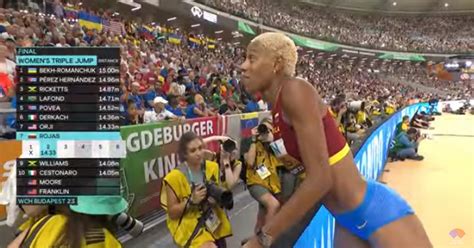 Yulimar Rojas En Vivo Por El Mundial De Atletismo La Reina Gana