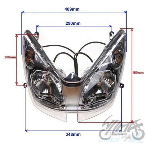 Lampa Przednia Reflektor Kompletna Romet Barton Huragan