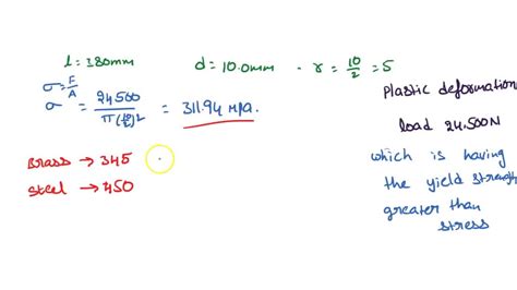 SOLVED: diameter of 10.0 mm, is to be subjected to tensile cylindrical ...