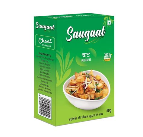 Saugaat Chaat Masala Packaging Size G Packaging Type Box At Best