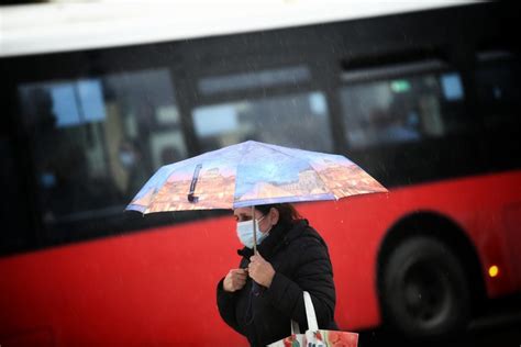 U Srbiji danas oblačno sa kišom i snegom mestimično