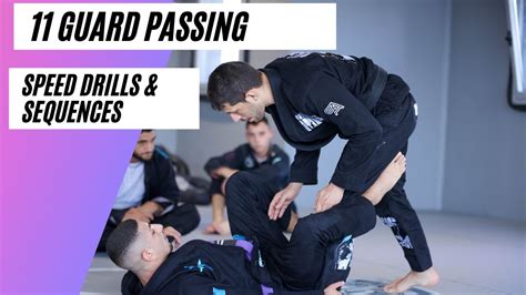 11 Guard Passing Speed Drills Sequences Jiu Jitsu Drills YouTube