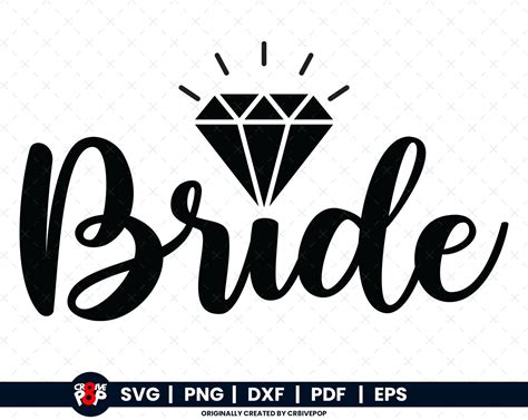 Bride Svg Wedding Svg Bridal Party Svg Bachelorette Svg Etsy