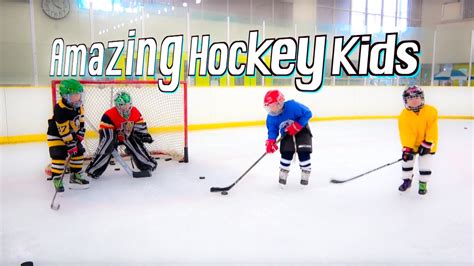 Amazing Hockey Kids Goalie Shootouts Fun Game Youtube