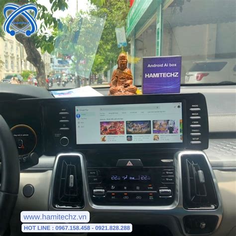 Android Box Carplay AI Box xe KIA SORENTO Hamitechz vn Công nghệ