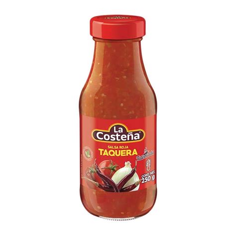 Salsa roja La Costeña tatemada taquera 250 g Walmart