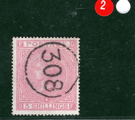 Gb Qv High Value Sg S Rose Blued Circle Cat