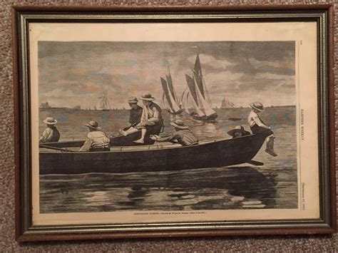 Winslow Homer Gloucester Harbor Harpers Weekly September