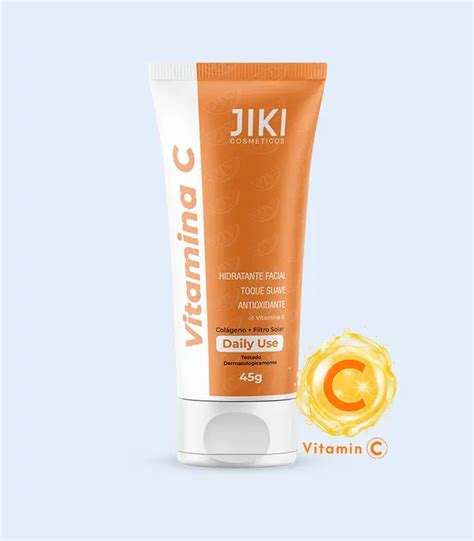 Creme Facial Vitamina C G Jiki Cosm Ticos