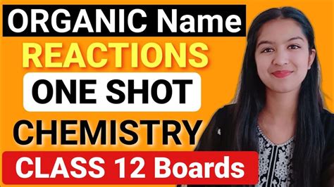 Organic Chemistry All Name Reactions One Shot Class