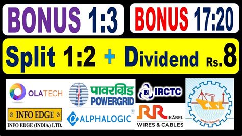 Bonus Bonus Upcoming Dividend Stock List Karnataka Bank