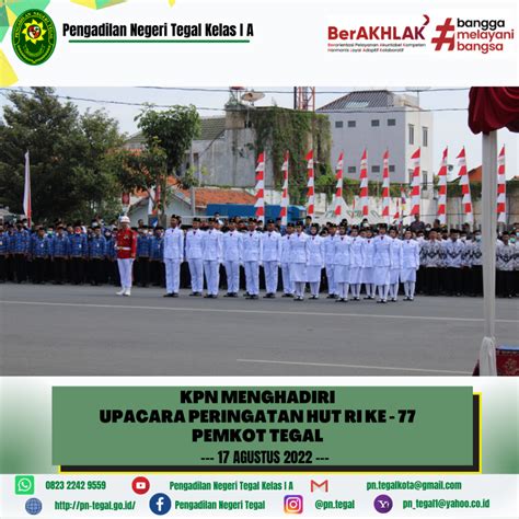 Upacara Peringatan Detik Detik Proklamasi Kemerdekaan Indonesia Dan Upacara Pengibaran Bendera