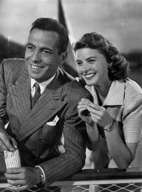 Humphrey Bogart and Ingrid Bergman in CASABLANCA (1942) | Casablanca movie, Ingrid bergman, Best ...