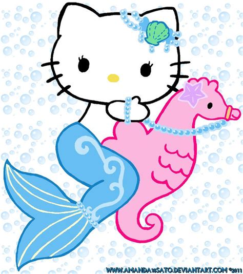 Hello Kitty Mermaid Hello Kitty Kitty Cute Riset