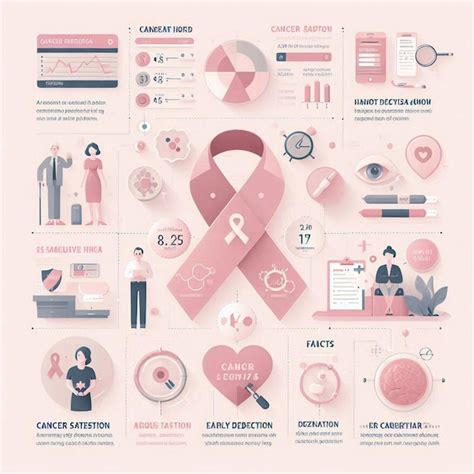 Breast Cancer Infographic Design Premium Ai Generated Image