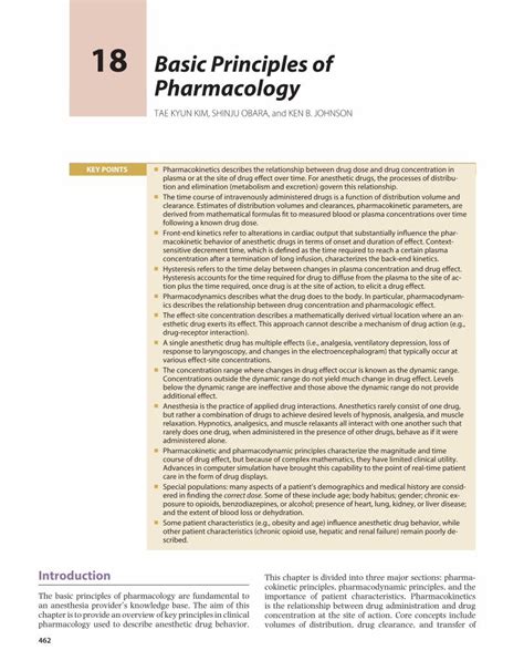 PDF 18 Basic Principles Of Pharmacology DOKUMEN TIPS