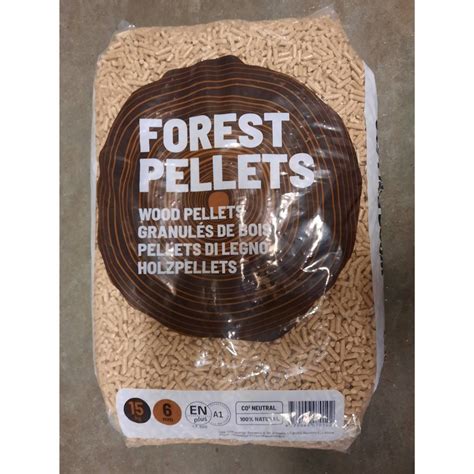 Pellets FOREST 100 résineux Norme EN A1 65 sacs