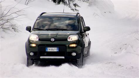 Fiat Panda 4x4 Snow Test Drive Youtube