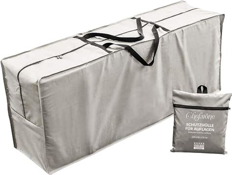 Chefarone Sac de Rangement imperméable pour Coussins du Salon de Jardin