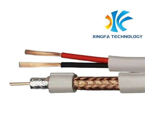 Rg C With Power Siamese Cable For Cctv Catv Coaxial Cable Rg