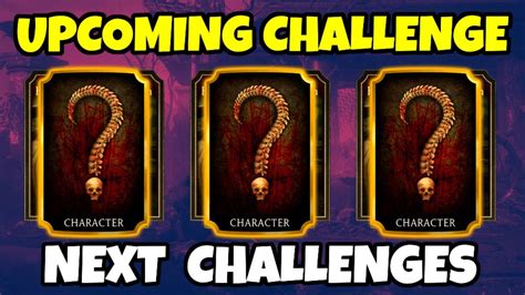 MK Mobile Next Challenge Characters Revealed Upcoming Challenges Are