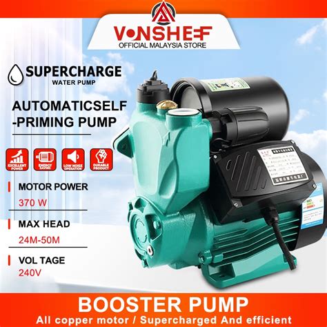 Automatic Self Priming Water Pump 0 5hp Pam Air Automatik Rumah