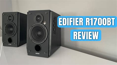 Edifier R1700BT Active BookShelf Speakers Review YouTube