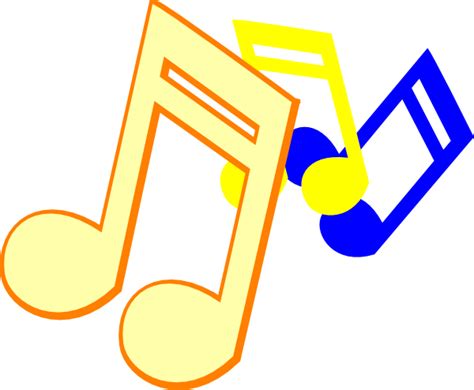 Colourful Music Notes Clipart Best