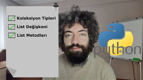 PYTHON Eğitimi 5 List Değişkeni ve Metodları YouTube